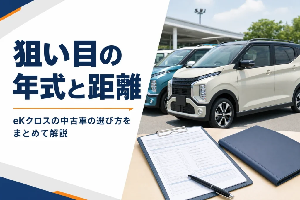 eKクロスの中古車の選び方を解説した記事のアイキャッチ