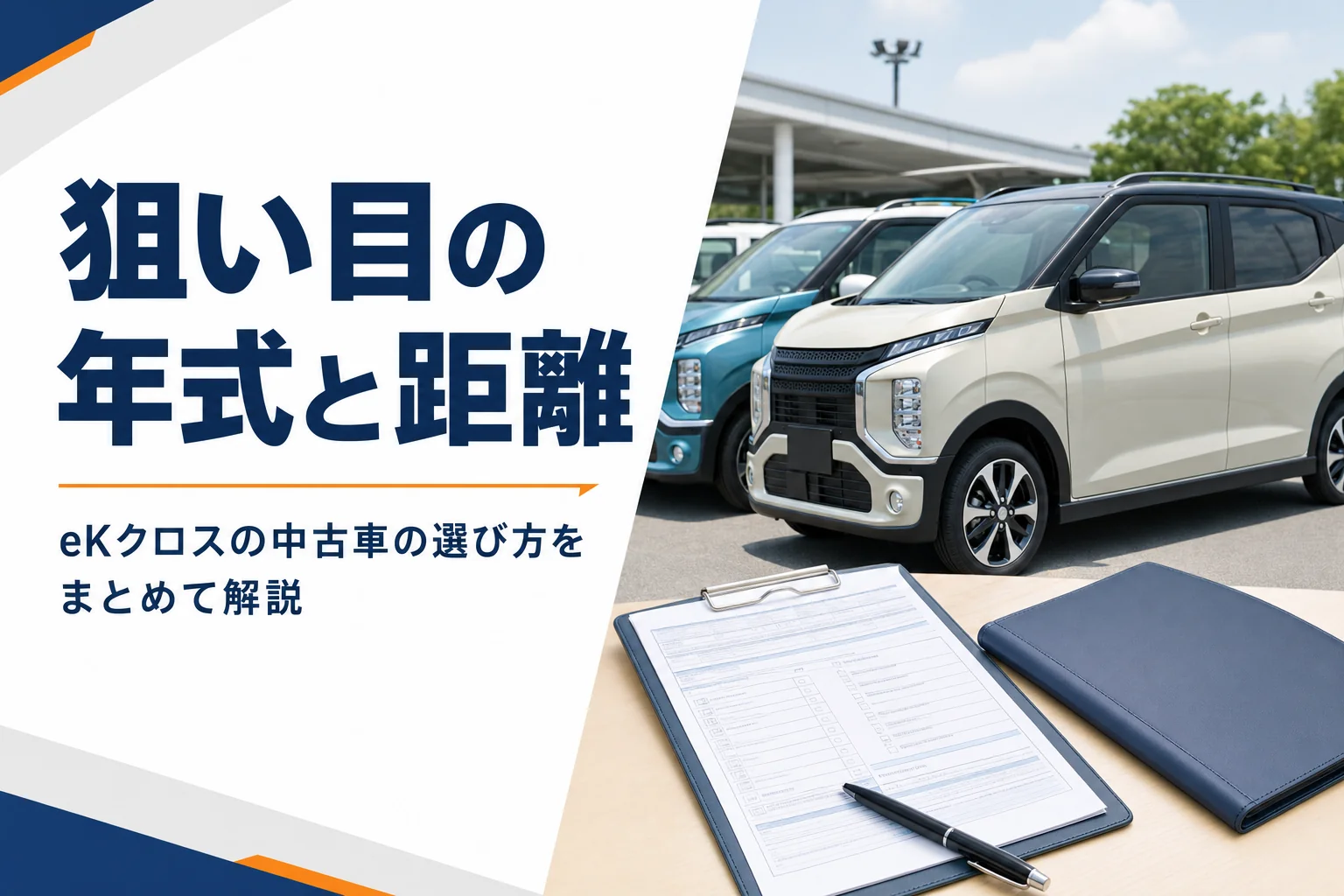 eKクロスの中古車の選び方を解説した記事のアイキャッチ