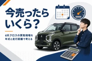 eKクロスの買取相場を考えるアイキャッチ