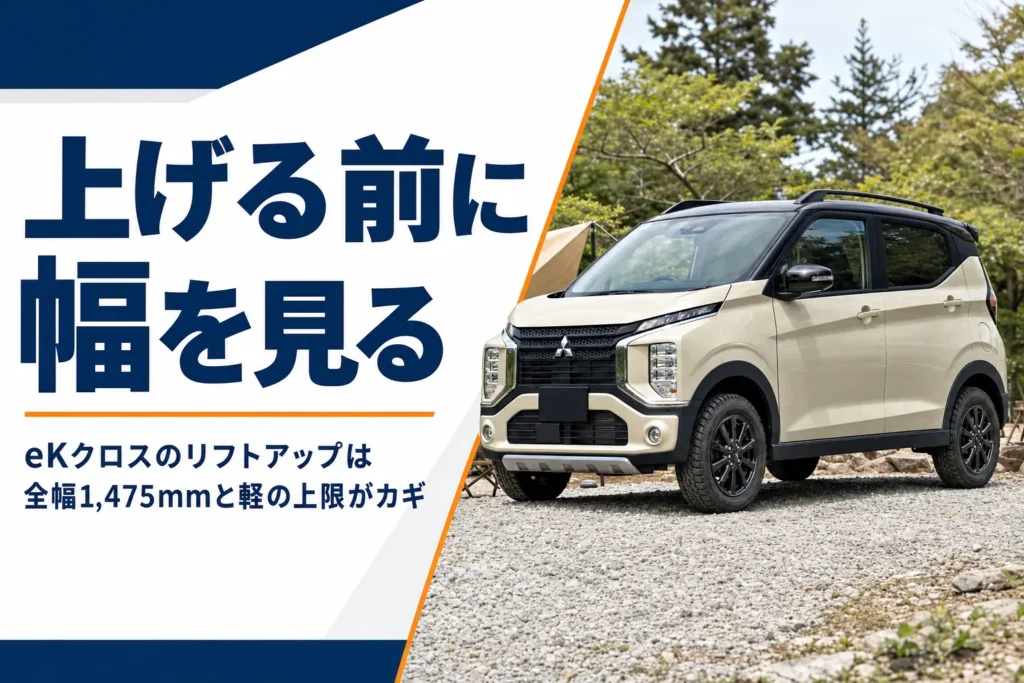 アウトドア風にカスタムしたeKクロス