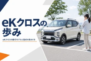 駐車場に停まったSUV風の軽ハイトワゴン