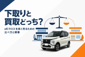 eKクロスを高く売る方法を考えるアイキャッチ