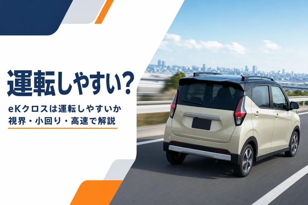 eKクロスの運転のしやすさを解説する記事のアイキャッチ